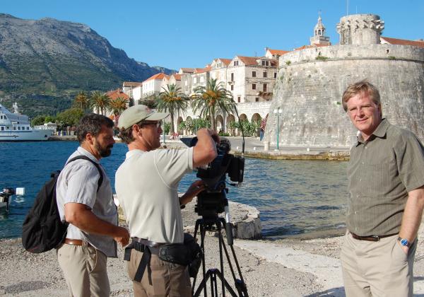 Dubrovnik, Croatia, with Rick and Simon